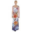 Daisy Painting  Thigh Split Maxi Dress View2