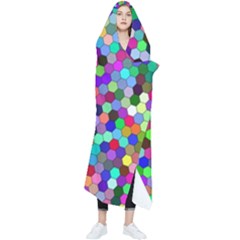 Background Color Wearable Blanket by artworkshop