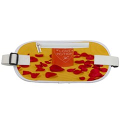 Valentine Day Heart Love Potion Rounded Waist Pouch by artworkshop