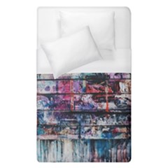 Splattered Paint On Wall Duvet Cover (single Size) by artworkshop