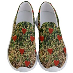 Valentine Day Heart Forest Men s Lightweight Slip Ons by artworkshop