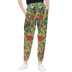 Valentine Day Heart Forest Tapered Pants by artworkshop