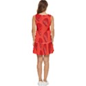 Valentine Day Heart Pattern  Tiered Sleeveless Mini Dress View4