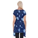Flower Short Sleeve Side Drop Tunic View2