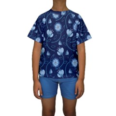 Flower Kids  Short Sleeve Swimwear by zappwaits