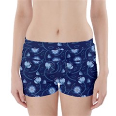 Flower Boyleg Bikini Wrap Bottoms by zappwaits