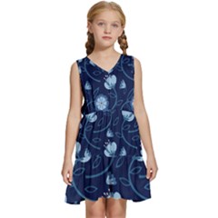 Flower Kids  Sleeveless Tiered Mini Dress by zappwaits