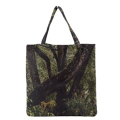 Botanical Motif Trees Detail Photography Grocery Tote Bag by dflcprintsclothing