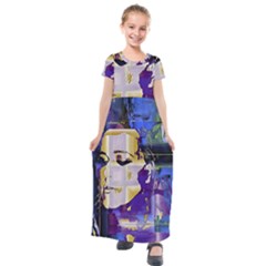 Stress Box Kids  Short Sleeve Maxi Dress by MRNStudios