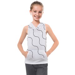 Abstract Pattern T- Shirt Abstract Pattern T- Shirt Kids  Sleeveless Hoodie by maxcute