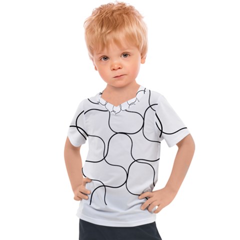 Abstract Pattern T- Shirt Abstract Pattern2 Kids  Sports Tee by maxcute