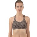 Brown Leopard Pattern Back Web Sports Bra View1