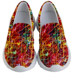 Design Art Pattern Kids Lightweight Slip Ons by artworkshop