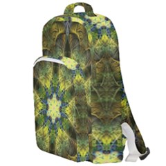 Fractal-fantasy-design-background- Double Compartment Backpack by Vaneshart