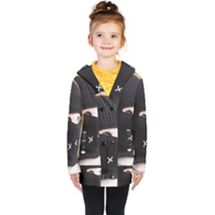 Hood 2 Kids  Double Breasted Button Coat by Holyville