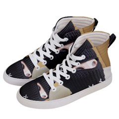 Ski Mask  Women s Hi-top Skate Sneakers by Holyville