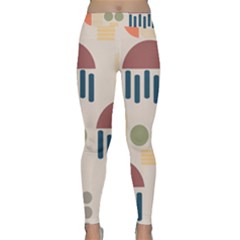 Art Background Abstract Design Classic Yoga Leggings by Jancukart