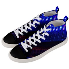 Mixer Console Audio Mixer Studio Men s Mid-top Canvas Sneakers by Jancukart