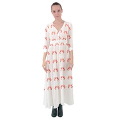 Abstract T- Shirt Cool Abstract Pattern Design T- Shirt Button Up Maxi Dress by maxcute