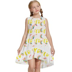 Animal T- Shirt Funny Unique Animal Kids  Frill Swing Dress by maxcute