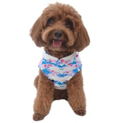 Bats Pattern T- Shirt White Bats And Bows Blue Pink T- Shirt Dog Sweater by maxcute