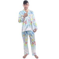 Bird Lover T- Shirtbird T- Shirt (15) Men s Long Sleeve Satin Pajamas Set by maxcute