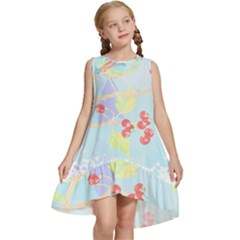 Bird Lover T- Shirtbird T- Shirt (15) Kids  Frill Swing Dress by maxcute