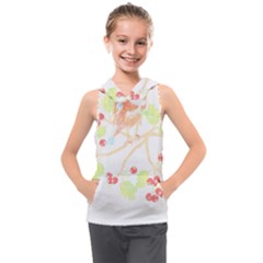 Bird Lover T- Shirtbird T- Shirt (6) Kids  Sleeveless Hoodie by maxcute