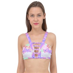 Butterflies T- Shirt Kaleidoscope Of Butterflies T- Shirt Cage Up Bikini Top by maxcute