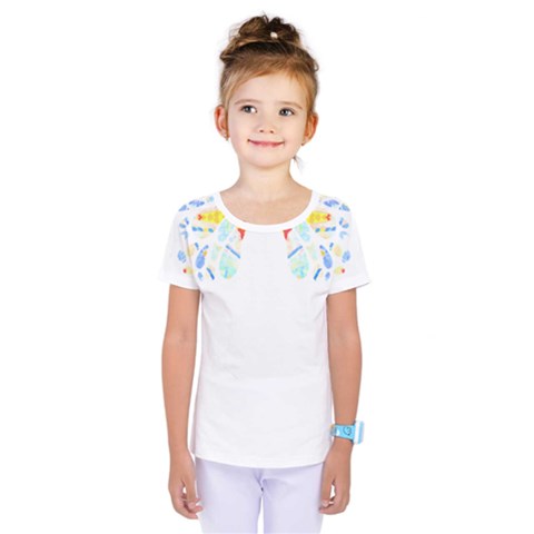 Butterfly Art T- Shirtbutterfly T- Shirt (2) Kids  One Piece Tee by maxcute