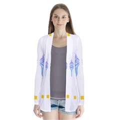 Butterfly Art T- Shirtbutterfly T- Shirt (7) Drape Collar Cardigan by maxcute