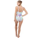 Camel Art T- Shirtcamel T- Shirt High Neck One Piece Swimsuit View2