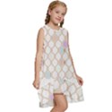 Diamond T- Shirt Colorful Diamond Roster T- Shirt Kids  Frill Swing Dress View3