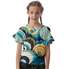 Waves Kids  Cut Out Flutter Sleeves by fructosebat