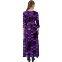 Purple Scales! Button Up Maxi Dress View2