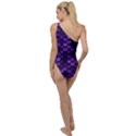 Purple Scales! To One Side Swimsuit View2