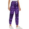 Purple Scales! Cropped Drawstring Pants View3