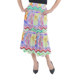Fishing Gift T- Shirtfish T- Shirt Midi Mermaid Skirt by maxcute