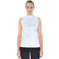 Flower T- Shirt Hellebore Flower T- Shirt Mock Neck Shell Top by maxcute