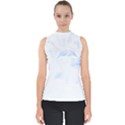 Flower T- Shirt Hellebore Flower T- Shirt Mock Neck Shell Top View1