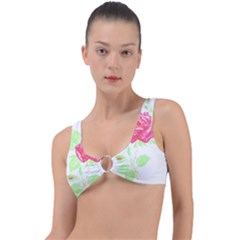 Flowers Art T- Shirtflower T- Shirt (1) Ring Detail Bikini Top by maxcute