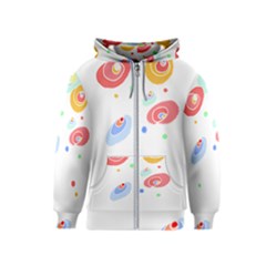 Flowers Art T- Shirtflowers T- Shirt (3) Kids  Zipper Hoodie by maxcute