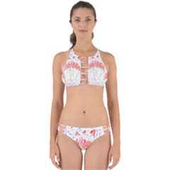 Flowers Illustration T- Shirtflowers T- Shirt (4) Perfectly Cut Out Bikini Set by maxcute