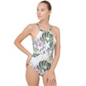 Hawaii T- Shirt Hawaii Bloom Creative T- Shirt High Neck One Piece Swimsuit View1