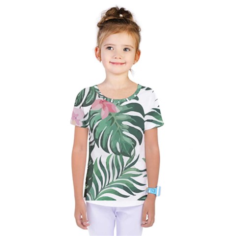 Hawaii T- Shirt Hawaii Coral Flower Fashion T- Shirt Kids  One Piece Tee by maxcute