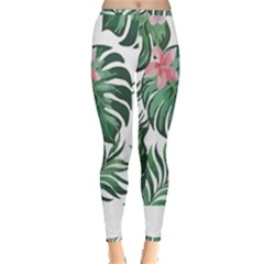 Hawaii T- Shirt Hawaii Coral Flower Fashion T- Shirt Inside Out Leggings by maxcute