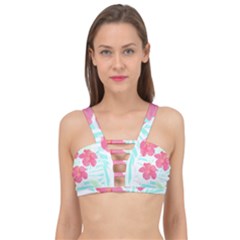 Hawaii T- Shirt Hawaii Floral Trend T- Shirt Cage Up Bikini Top by maxcute