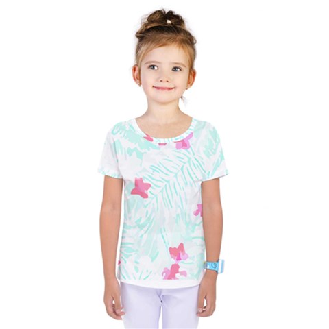 Hawaii T- Shirt Hawaii Flower Bird Fashion T- Shirt Kids  One Piece Tee by maxcute