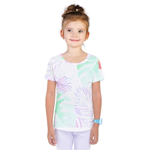 Hawaii T- Shirt Hawaii Flower Garden T- Shirt Kids  One Piece Tee by maxcute