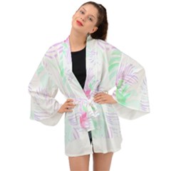 Hawaii T- Shirt Hawaii Flower Garden T- Shirt Long Sleeve Kimono by maxcute